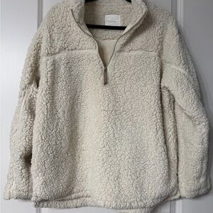 Cozy Cream Sherpa Quarter Zip